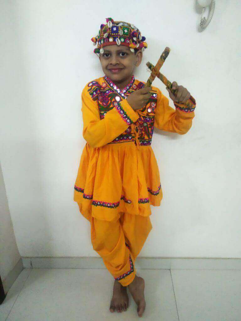 3rd Prize Winner Arnav Savgave &#8211; Kids Garba Costume Photo Contest – 2019 | arnav savgave - kids garba costume photo contest – 2019