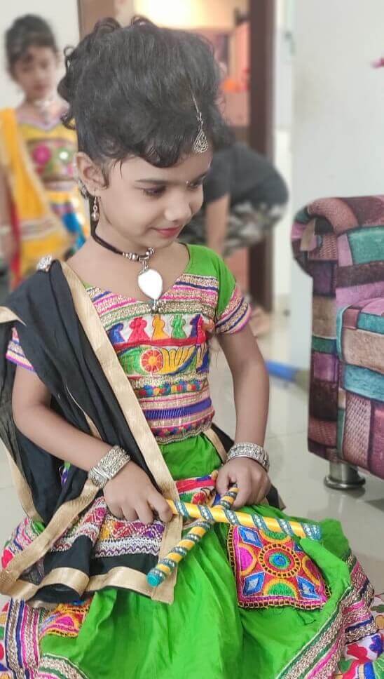 Janvi Dabhade &#8211; Kids Garba Costume Photo Contest – 2019 | janvi dabhade - kids garba costume photo contest – 2019