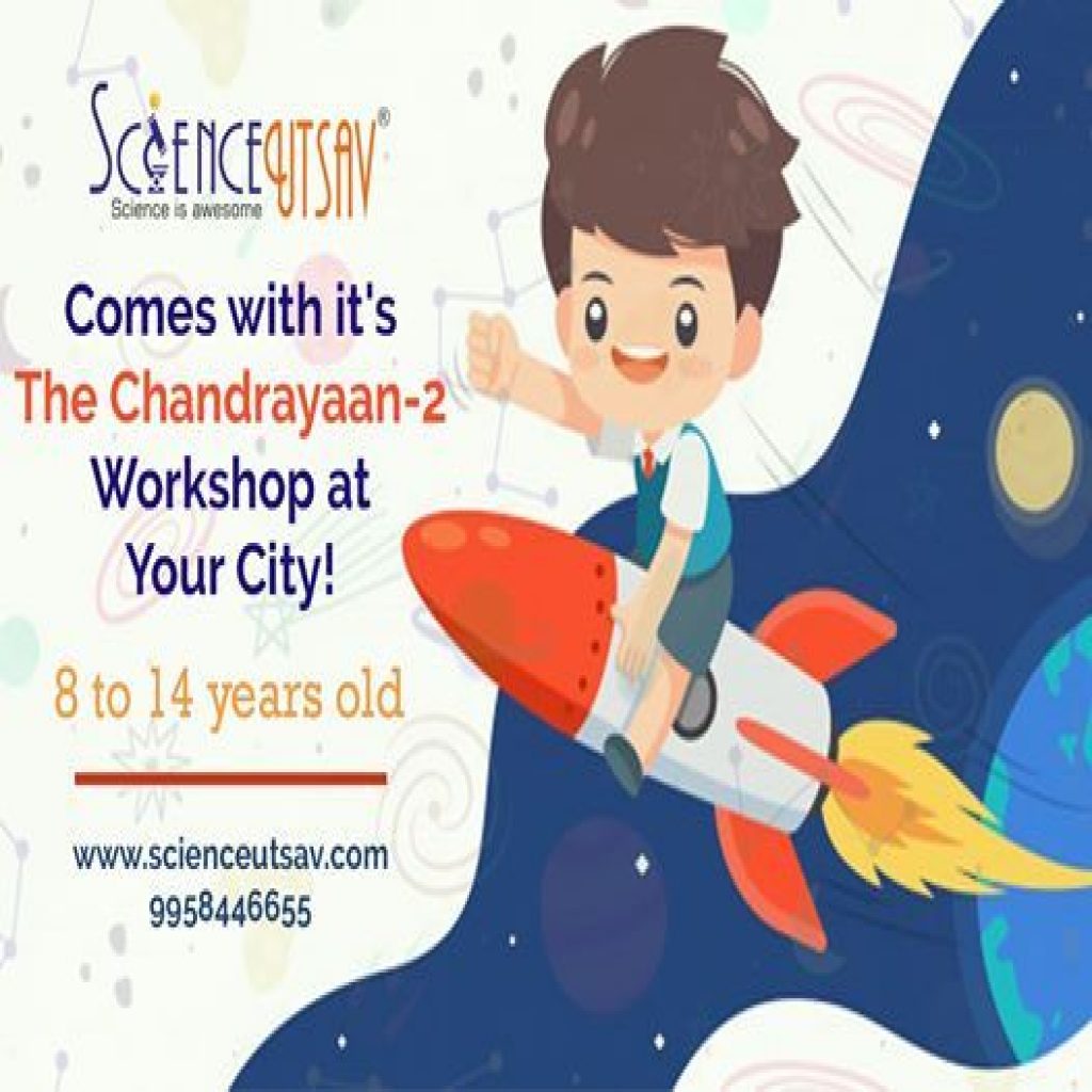 Chandrayaan-2 Fun weekend workshop at Pimple Saudagar for kids