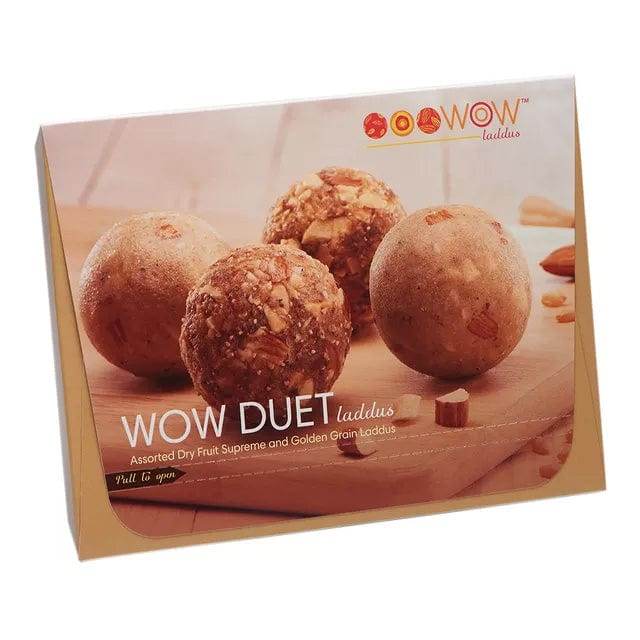 Wow laddus Wow Duet laddus 2 in 1 (12 pieces). Bulk laddus in Pune, Buy sweets online in Pune