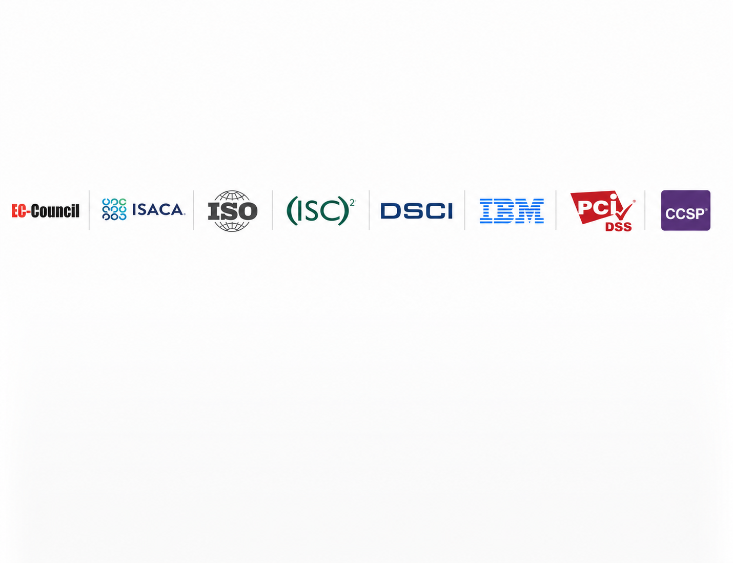 SAARTH INFOSEC certifications EC-Council ISACA ISO ISC2 DSCI IBM PCI DSS CCSP